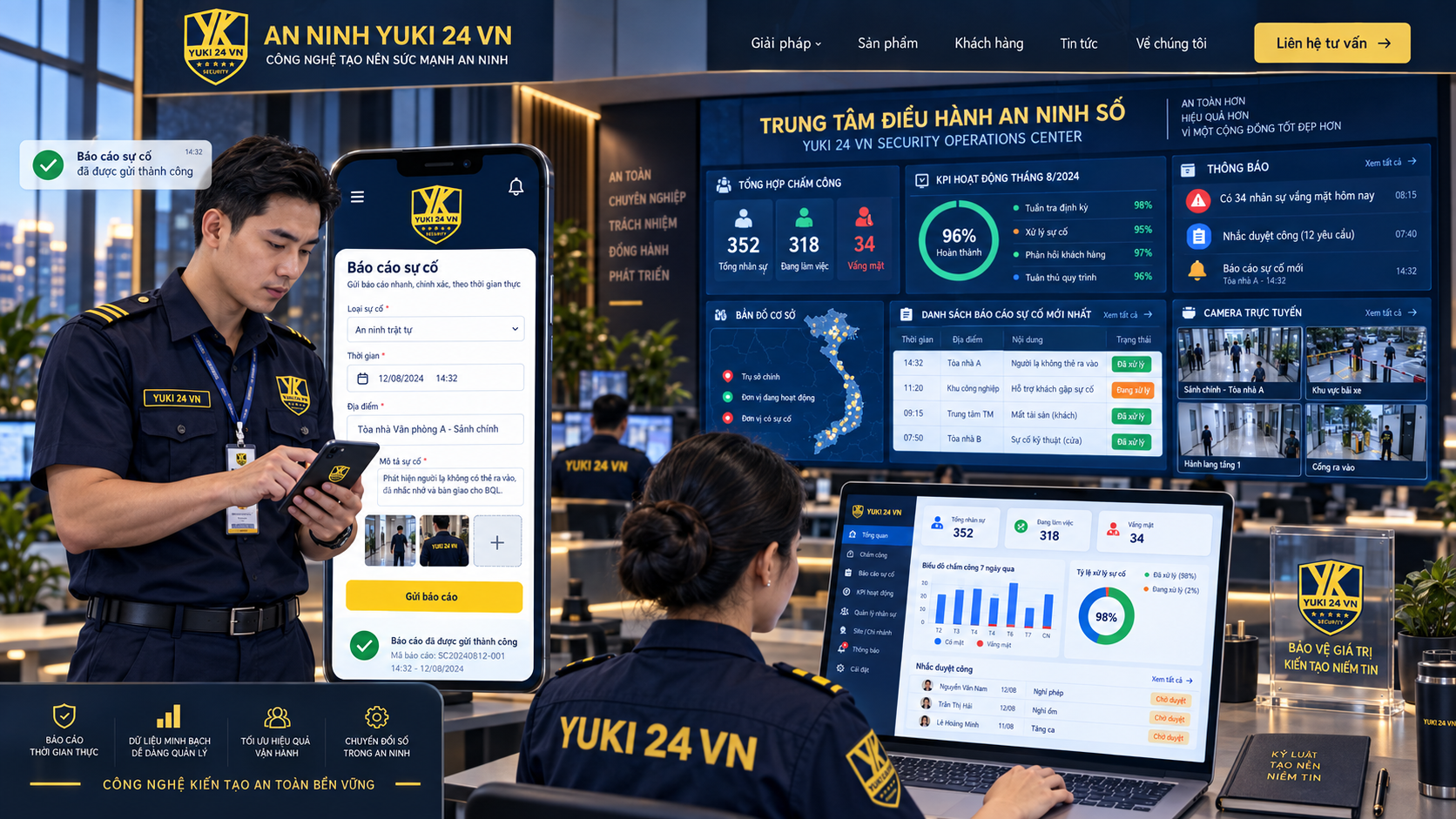Giám sát vận hành số YUKI 24 VN