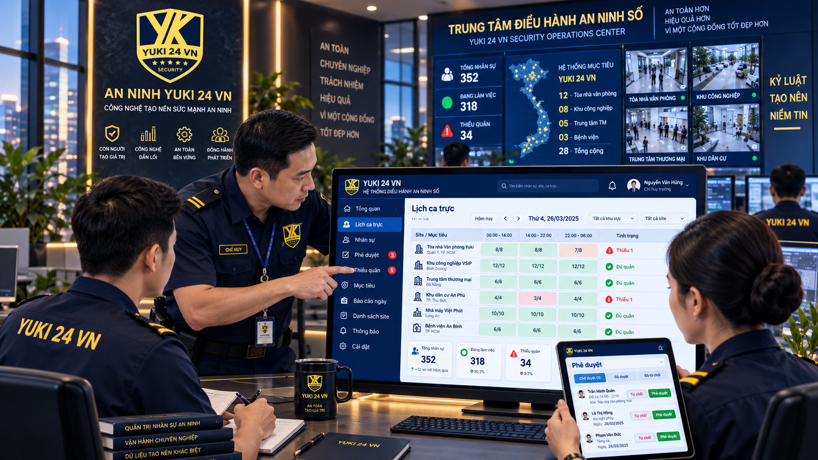 Trung tâm điều hành an ninh số YUKI 24 VN