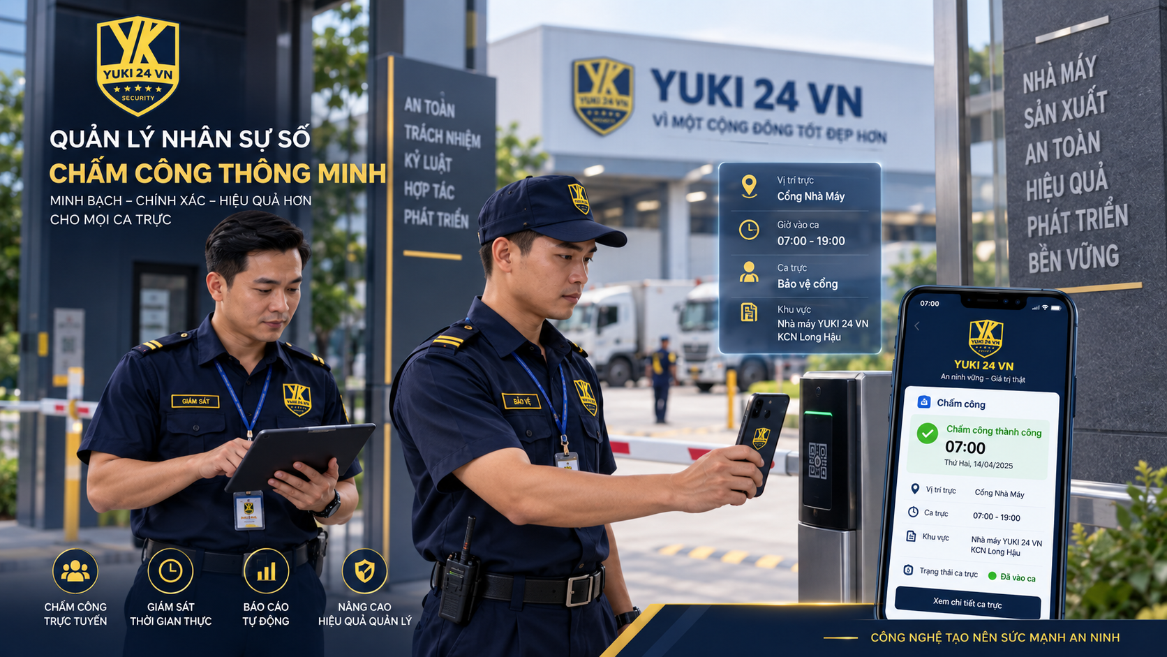 Chấm công thông minh YUKI 24 VN