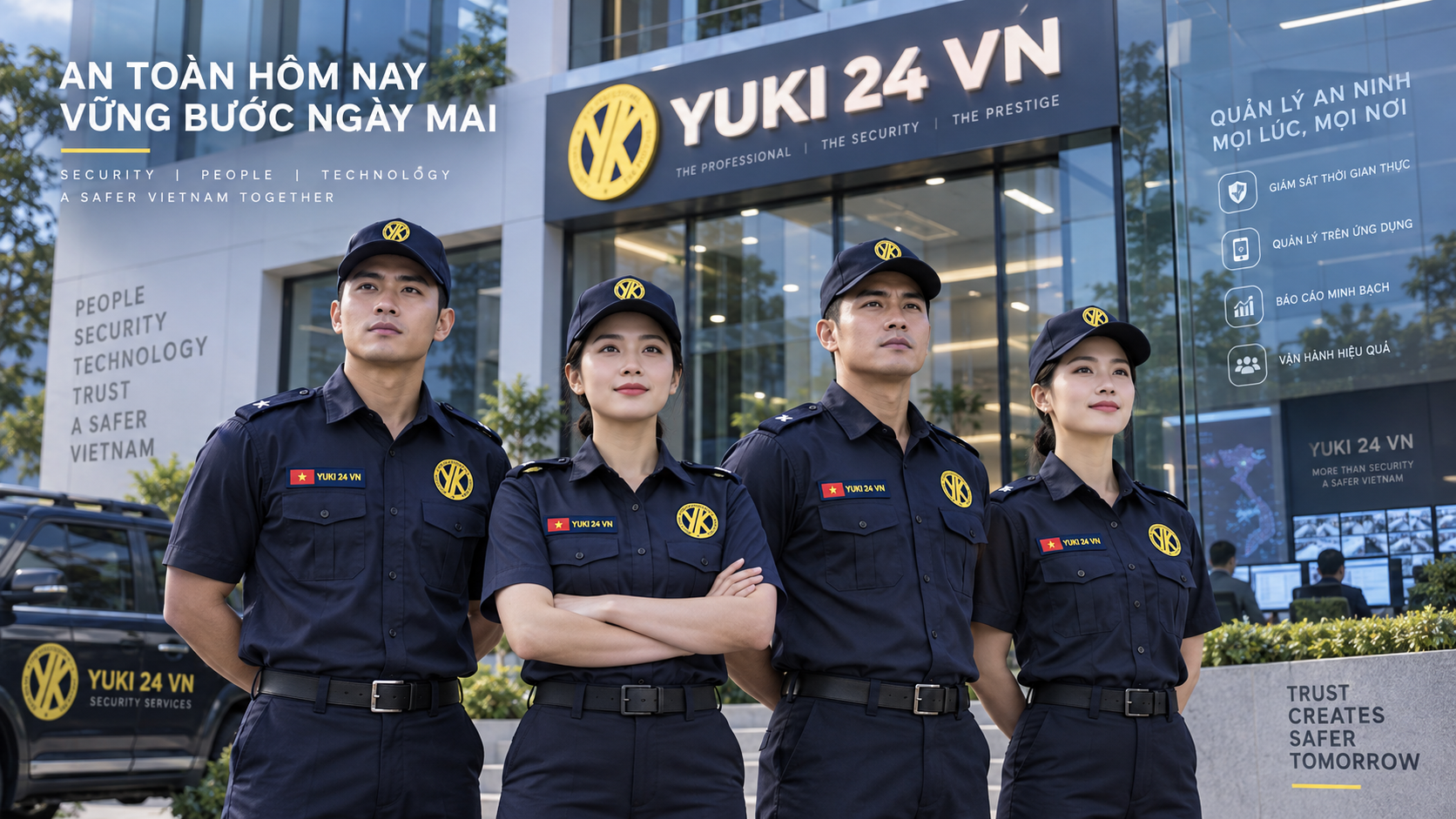 YUKI 24 VN ứng dụng công nghệ trong quản lý an ninh